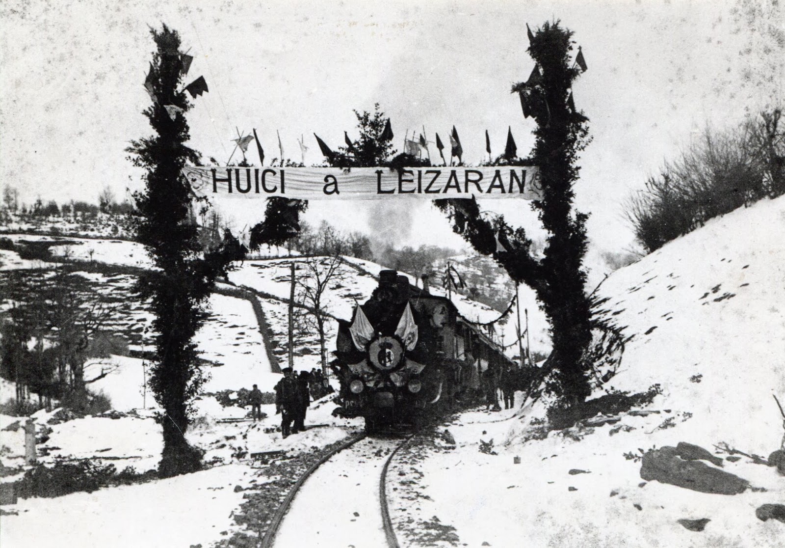 Huici a Leizaran fondo Museo Vasco del Ferrocarril