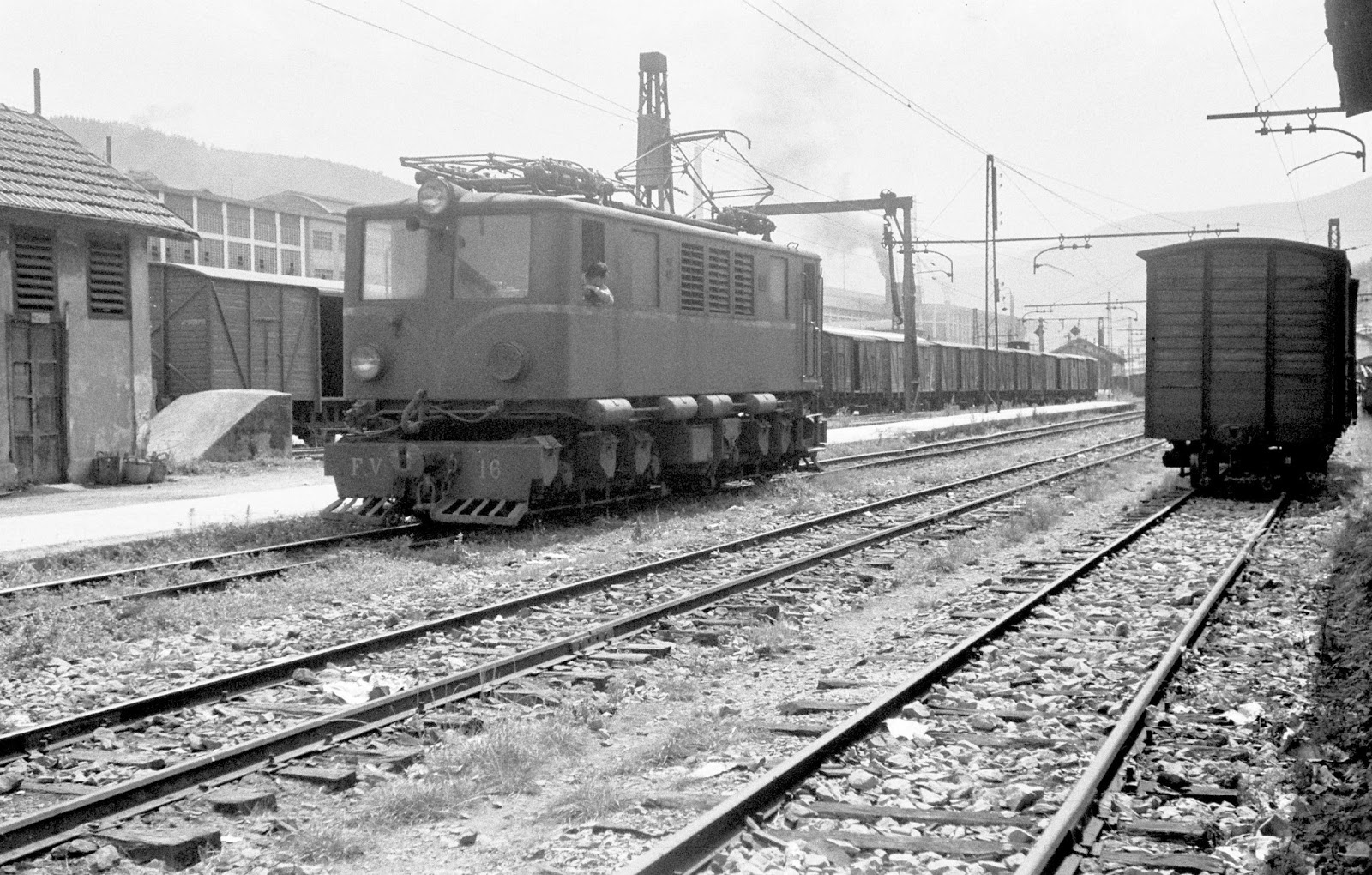 Estacion de Zumarraga - Vascongados - Fondo J.J. Olaizola