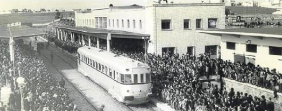 Inauguracion de la nueva estación de Cáceres el 26 de marzo de 1963, archivo municipal de Cáceres