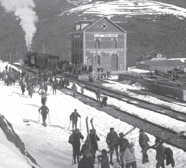 La Molina - año 1925, foto Albert Oliveras