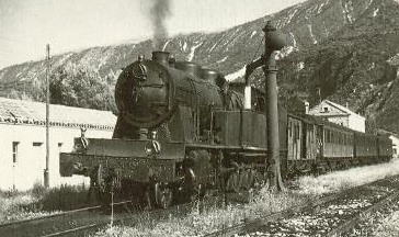 Lerida a Pobla de Segure, estacion de Selles,postal coimercial, fondo JPT