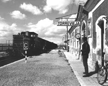 Linea de Albatera a Torrevieja, estacion de Torrevieja