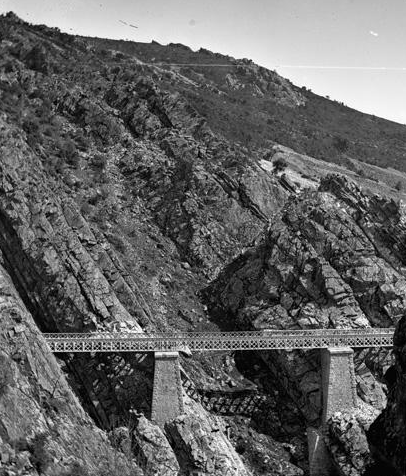 Linea de Madrid á Córdoba, viaducto de Despeñaperros, archivo R. Vernacci, Fondo Fototeca del P.H.