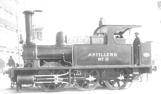Locomotora Astillero nº 2, JOP de Santander
