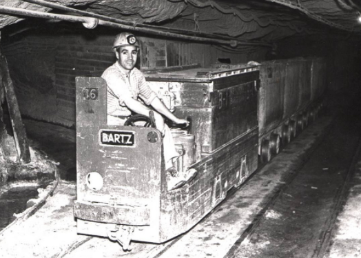 Locomotora Bartz de Minas de Potasa de Suria. Foto Archivo Iberposah