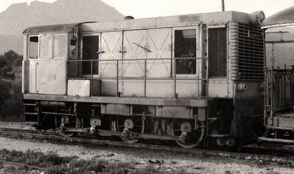 Locomotora Batignoles CAF , año 1950, autor desconocido