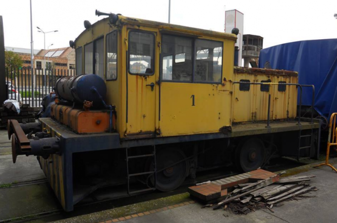 Locomotora CEL.1 - Museo del Ferrocarril de Gijón