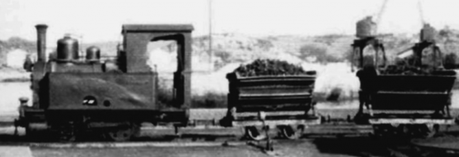 Locomotora Eleonore , Mina de Arnao, RCAM , autor desconocido