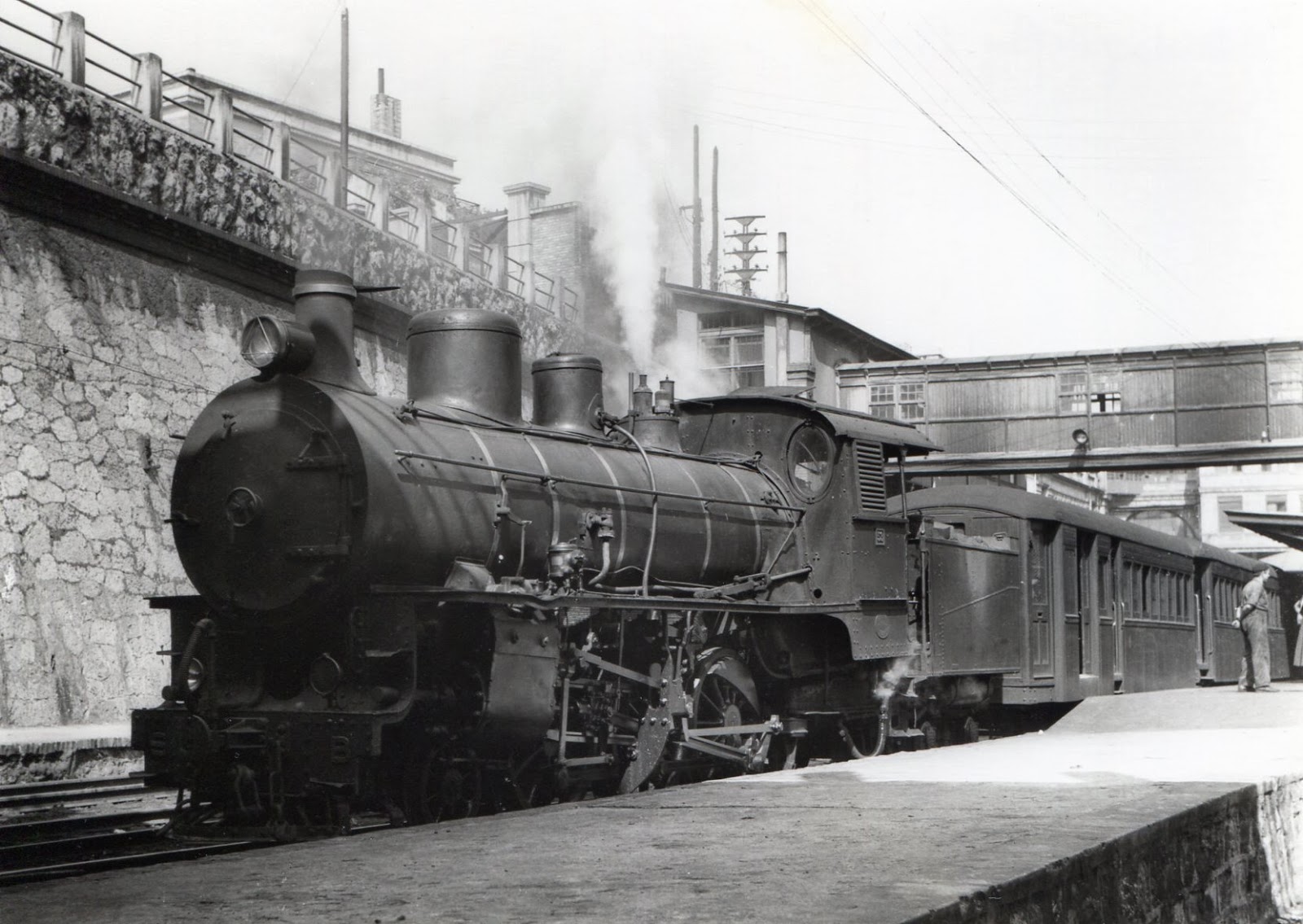 Locomotora Engerth de Vascongados , foto Jonh Blyth