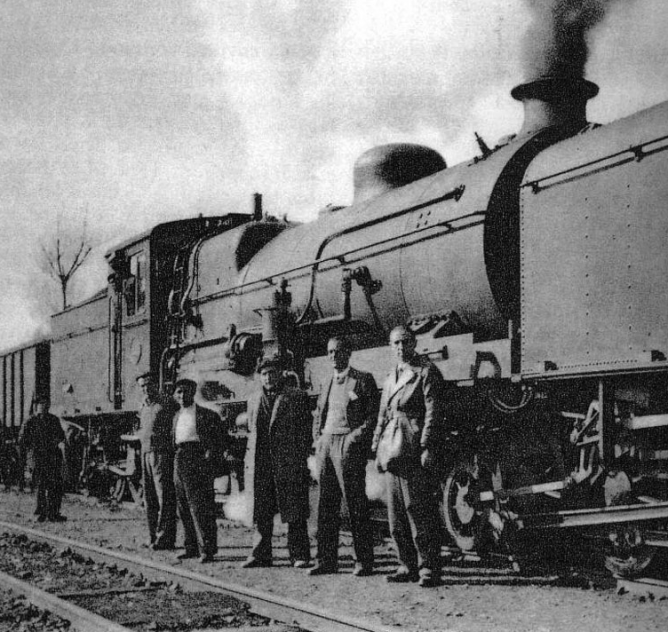 Locomotora Garrat de Sierra Menera, fondo Nel Amaro