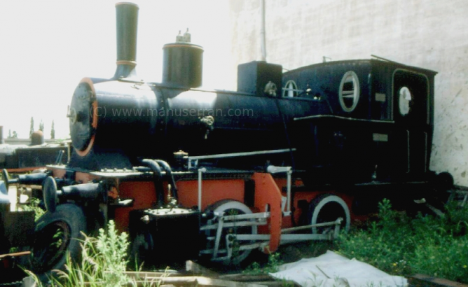 Locomotora Maffei, Azucarera Leopoldo. Foto Rafael Bravo Jimenez, archivo Manu Serrano