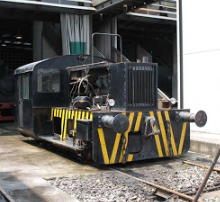 Locomotora de Cristaleria Española, Museo del Ferrocarril de Gijón