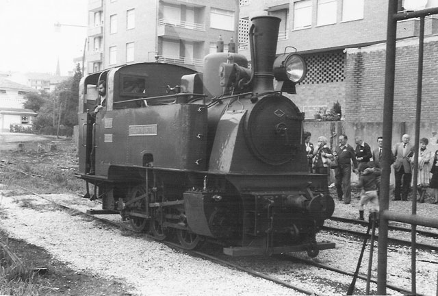 Locomotora de Nueva Montaña, foto José González Zorrilla