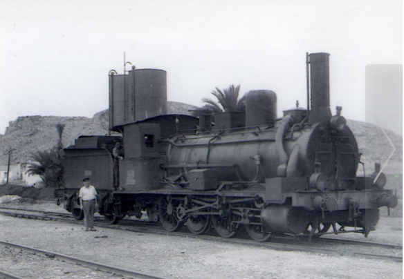 Locomotora en Albatera