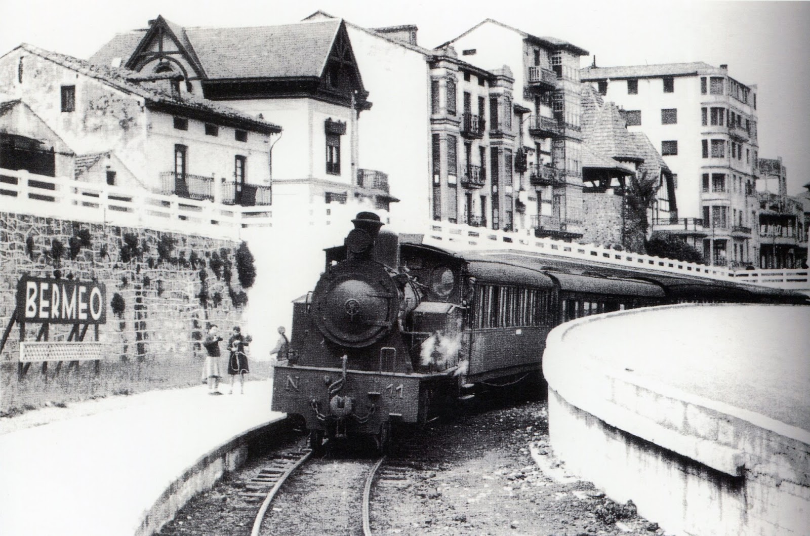 Locomotora nº 11 en Bermeo