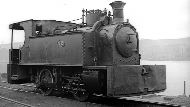 Locomotora nº 15 AHV, foto Páramo