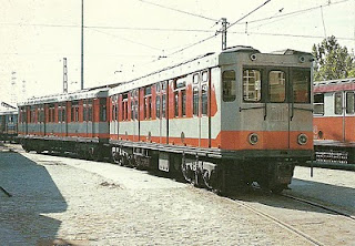 Metro de Madrid, año 1965, coche M-1022, foto José Sebastian