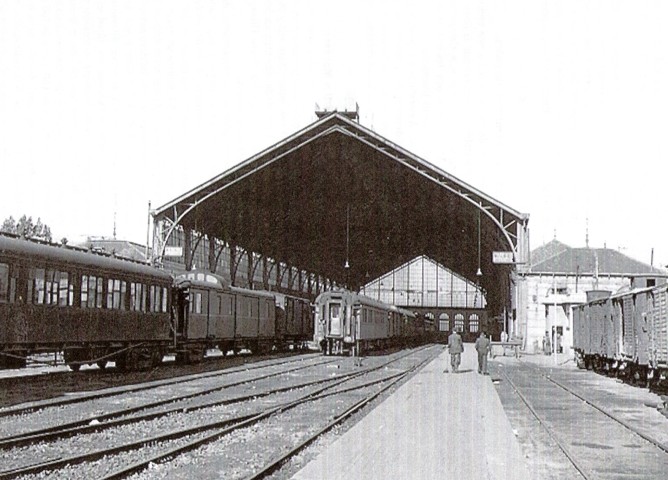 Madrid Delicias, con el Lusitania expres , decaa 19401950