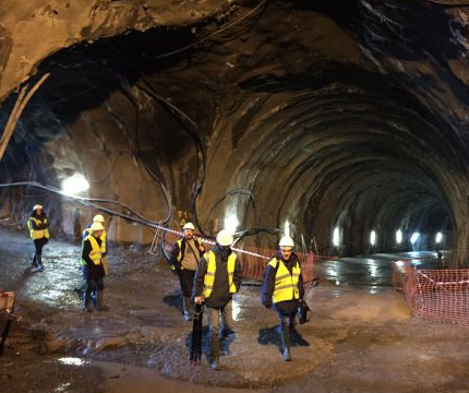 Metro de Bilbao , construccion de la línea 3, imagen Borja Agudo