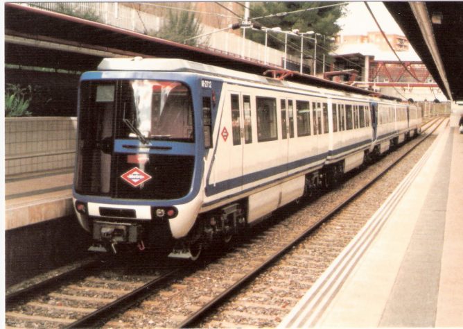 Metro de Madrid.M-2712-Est. Empalme, dic 1997, Eurofer,Mariano Orozco