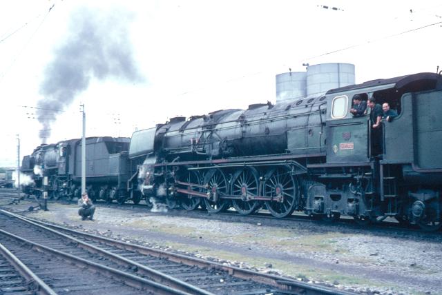 Miranda de Ebro Renfe 242F-2002, abril 1967, foto graham T.V. Stacey