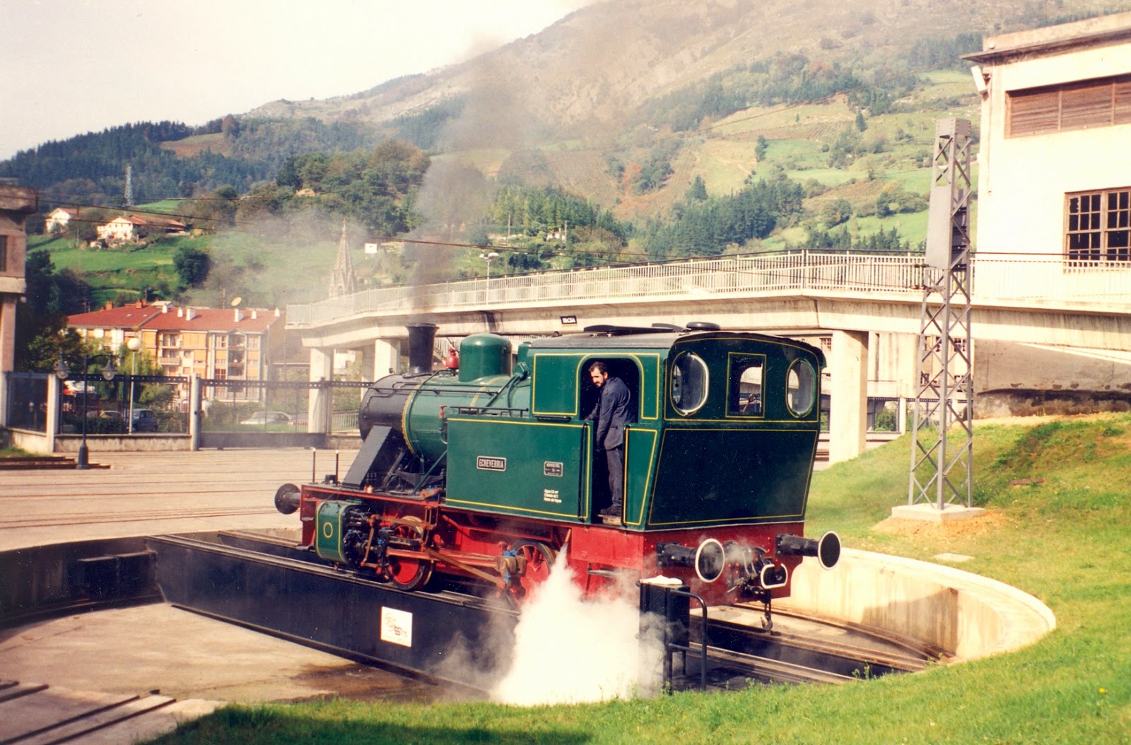 Museo Vasco del Ferrocarril , pruebas de la Echevarria I , foto Mercedes Garcia Fernandez