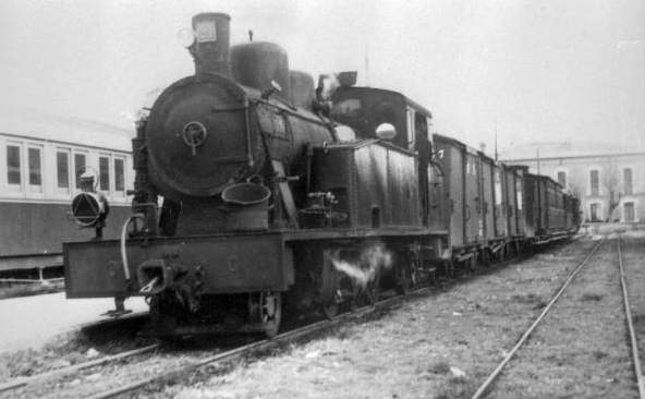 Olot-Gerona, locomotora nº 21 , año 1967, Archivo Cuyás, Fondo ICC