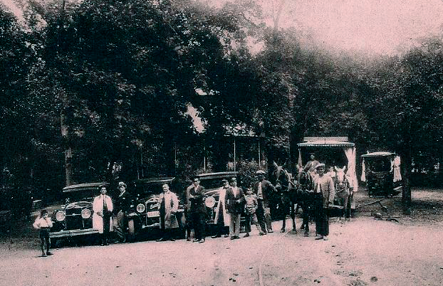 Parada del Tranvía en el Balneario, autor desconocido