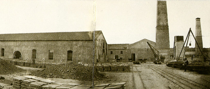 Patio de la fundicion de San Jacinto y playa de vías, Foto J. Rodrigo  F. Cultural Espin