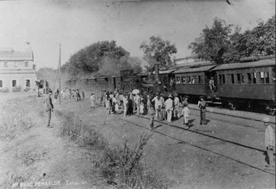 Estación de Peñaflor, c. 1910, autor desconocido