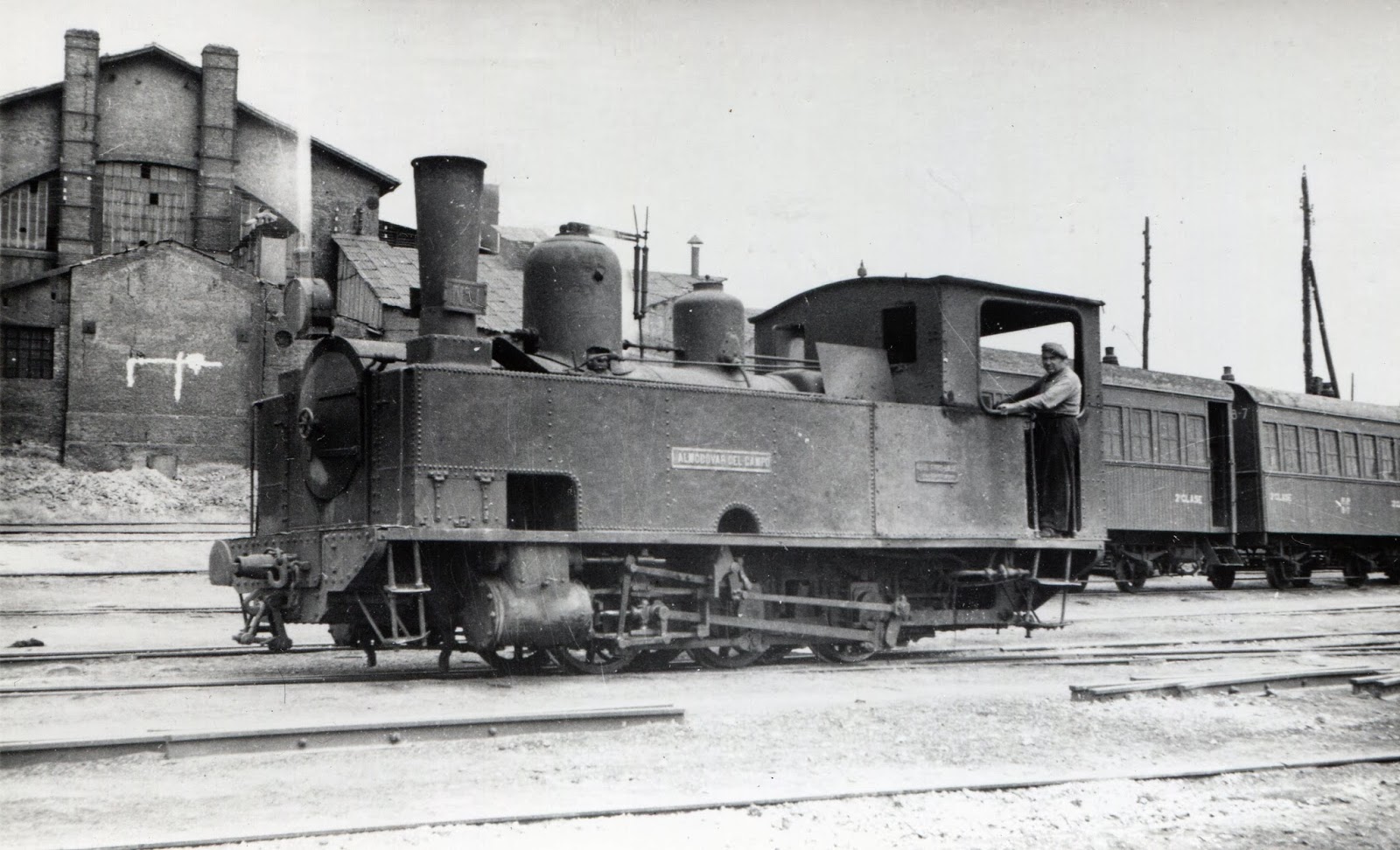 Peñarroya a Puertollano , locomotora Almodovar del Campo , Foto Gustavo Reder