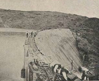 Presa de Puentes Viejas, mayo de 1922, revista Ingenieria y Construccion