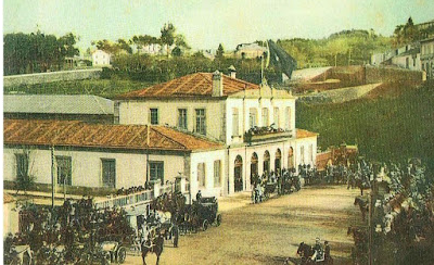 Primera estacion de MZOV en vigo, año 1878. Archivo MVF