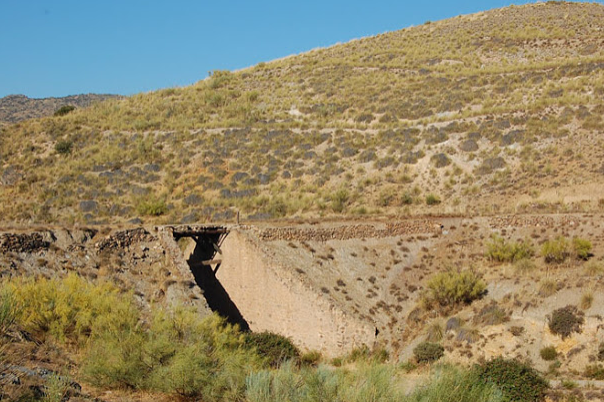 Primitivo trazado del Ferrocarril de Las Piletas ( Hueneja ). Bog Hueneja