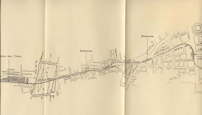 Proyecto de Metropolitano de Valencia- 1941-1942, Ing. Manuel Lamana Lizarbe AHFGV-CDR