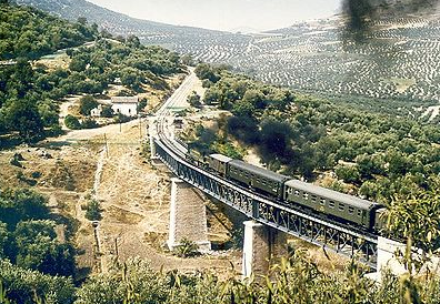 Correo de Puente Genil a Linares , año 1966, foto Tony Bowles
