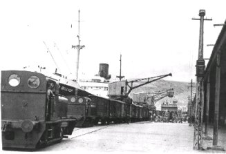 Puerto de Almeria, años 50 - fondo : ASAFAL