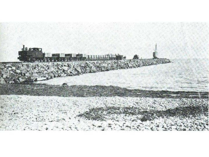 Puerto de Sagunto, construcción del muelle