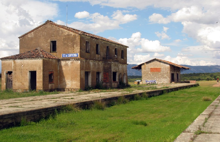 Restos de la estacion de Santa Quiteria , fondo FCMAF