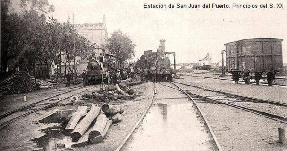 San Juan del Puerto, postal comercial, fondo Miguel Diago Arcusa