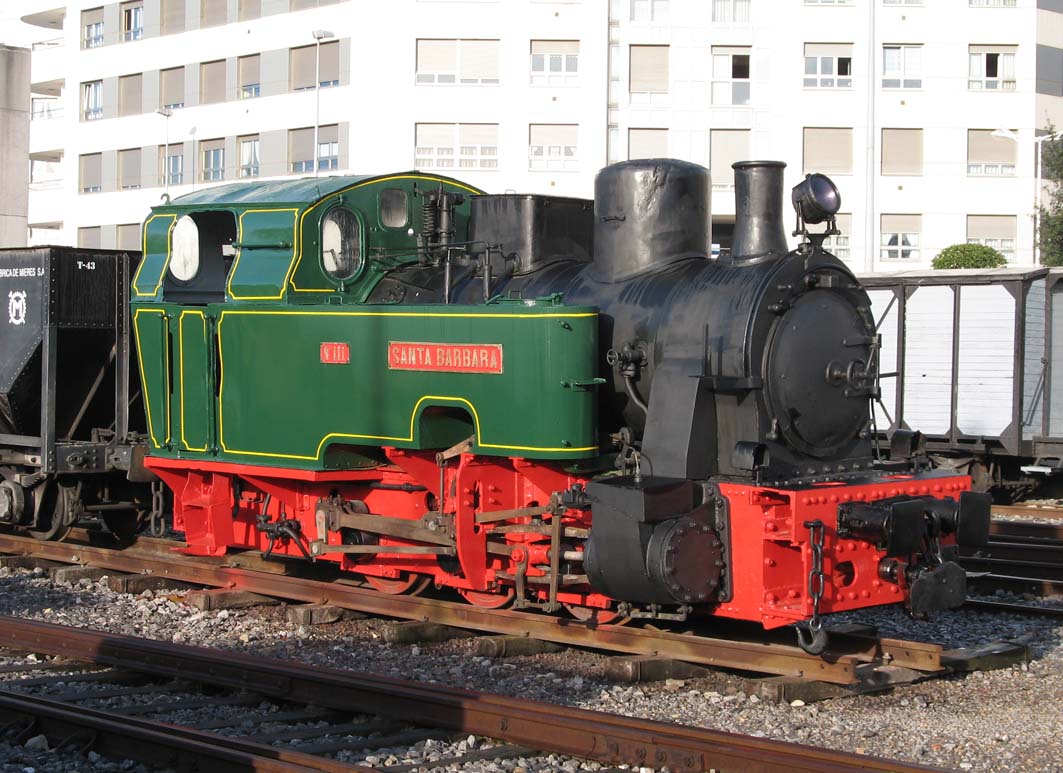 Locomotora Santa Barbara. 