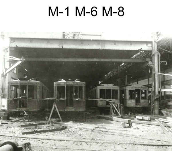 Restauracion en cocheras de la serie M. 