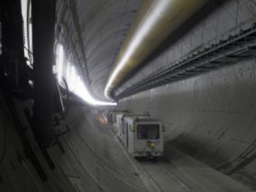 Trabajos de ampliacion del túnel de la Castellana