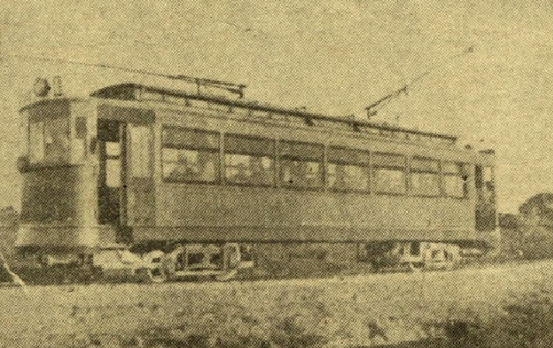 Tranvia de Cadiz a San Fernando y Carraca, La Nacion 22.09.1926