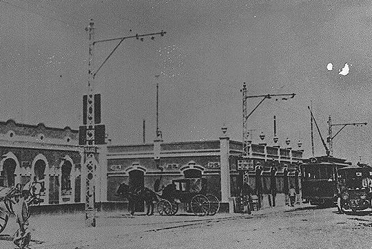 Tranvia de Cadiz en La Victoria , fondo APG