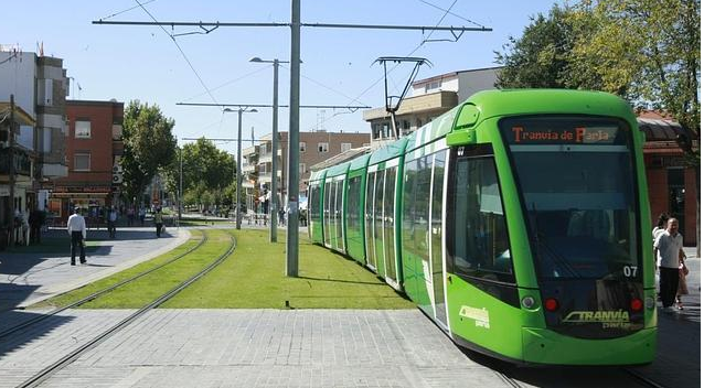 Tranvia de Parla , unidad nº 07, foto Jaime García