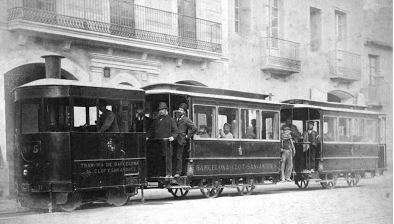Tranvia de Sant Andreu, locomotora Marry Weather, Archivo Mora Berguillos