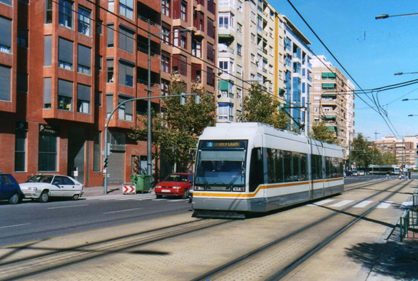 Tranvia en Valencia , 11.02.2007, foto Esteban Gonzalo Rogel