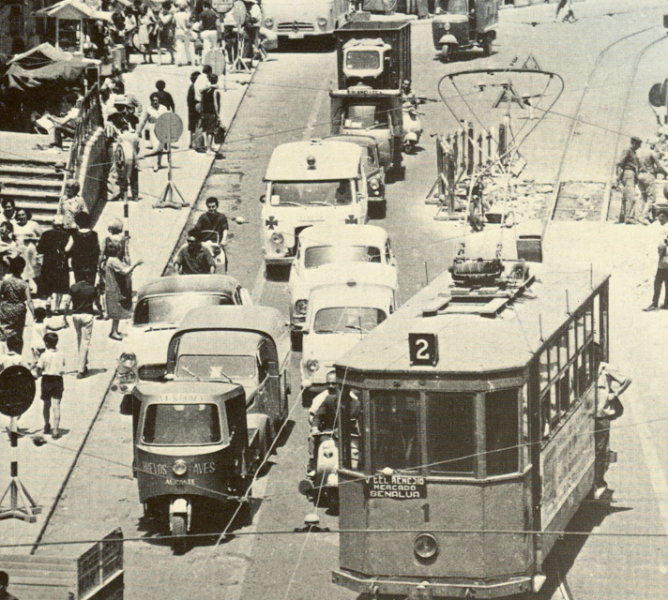 Tranvias de Alicante Línea 2 . Benalúa