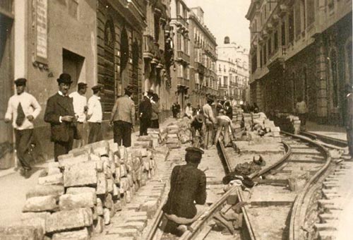 Tranvias de Cadiz , fondo Emilio Gutierrez